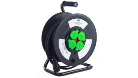 Przedłużacz 50M Ow3*2,5 4X230v Ip44 T Bęben Plastikowy Stały Panel /...