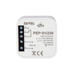 Przekaźnik PEP-01/230 Dopuszkowy ZAMEL 230V/10A