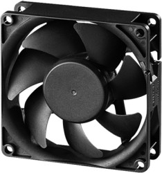 DC axial fan, 12 V, 80 x 80 x 25 mm, 47.57 m³/h, 28 dB, slide bearing, SUNON EE80251S3-1000U-999