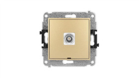 Icon Mechanizm Gniazda Pojedynczego Bnc, Bez Pola Opisowego Złoty 29Igbncbo-1