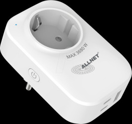 ALL3079 Switchable WLAN socket outlet, USB, with measurement