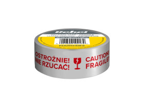 Taśma pakowa OSTROŻNIE SZKŁO REBEL (50mic x 48 mm x 132 m)