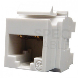 Moduł keystone RJ45 UTP kat.5e nieekranowany biały Molex