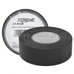 Taśma izolacyjna 0.15 x 15mm 10m - czarna PCV