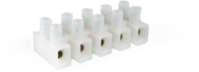 Lustre terminal, 5 pole, 0.5-8.0 mm², clamping points: 5, natural, screw connection, 41 A, 1000/ 5 DS
