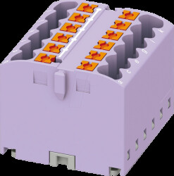 3273302 PTFIX distributor block, 12x2.5, violet