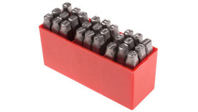 Zestaw Wybijaków Liter, H 8Mm, 27-Szt., (Od A Do Z), Rs Pro