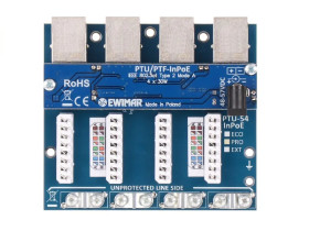 PTU-54-EXT/InPoE/A - zabezpieczenie sieci LAN i z aktywnym injektorem PoE