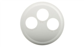 Celiane Plakietka Gniazda Tv/Rd/Sat Biała 068285