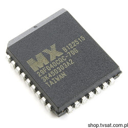 MX29F040CQC-70G 4Mbit Flash Memory SMD-PLCC32 MACRONIX