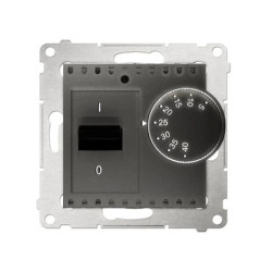 Simon 54 Regulator temperatury 5-40C IP20 antracyt DRT10W.02/48