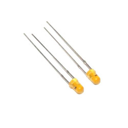 DIODA LED 3mm POMARAŃCZOWA MIGAJĄCA MATOWA DYFUZYJNA