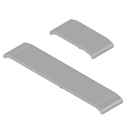 Pasek do kanałów kablowych Szary zacisk kablowy