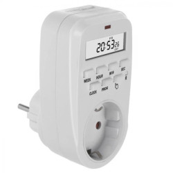 Włącznik czasowy - timer cyfrowy GreenBlue, max. obciążenie 16A, IP20, GB362 F