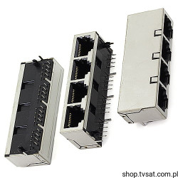 Złącze 4xRJ-45 8-Pin PRJ4G883B1143 ITT CANNON
