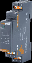 5102012 Installation relay, 2 CO contacts, 2x 8A, 12V AC/DC