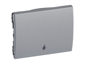 SISTENA LIFE Klawisz Metalic pojedynczy z symbolem lampy 771344 LEGRAND