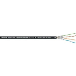 Przewód komunikacyjny do pojazdów szynowych ETHERLINE TRAIN FLEX Cat.6A 4x2x24/7 PE 2170908 /bębnowy/