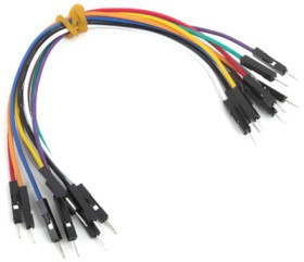 Wire Jumpers Male to Male (15 cm length, 10pcs) MIKROE-513