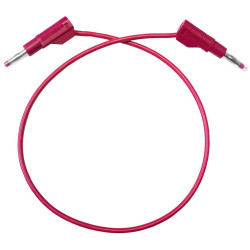 Mueller BU-P4911B-36-2 Test Lead 0.9m Red Stackable Banana Plug 18AWG