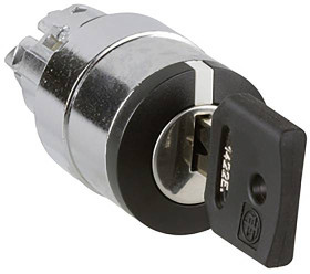 Schneider Electric ZB4BG2K3331E Przełącznik kluczykowy (stacyjkowy), przedni element 1 szt.