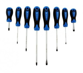 Wkrętaki zestaw 8 szt., stal S2 HT1S096