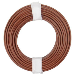 Donau 150-018 Strand 1x0.50mm&#xB2; Brown Wire 10m Long