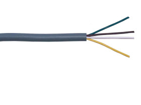 Kabel do transmisji danych 0,25 mm² 4 -rdzeniowy Nieekranowany 23 AWG AWG PVC 250 V