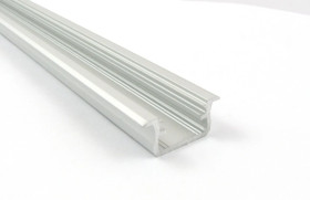 Profil aluminiowy LED B wpuszczany anoda. 2,02m