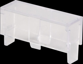 BS140 Cover cap for fuse holder 5 x 20 mm, 250 V, 6.3 A, transparent