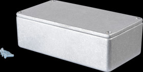 RTM5004/14-NAT Aluminium housing, 66 x 40 x 120 mm, silver, IP65