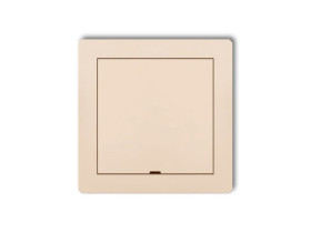 DECO Ramka pośrednia z zaślepką beżowa IP20 1DRPZ KARLIK