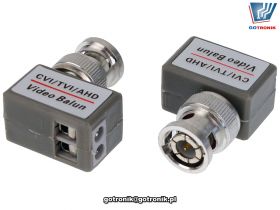 Konwerter pasywny BNC-UTP "Video Balun" LLT-202C x2szt.