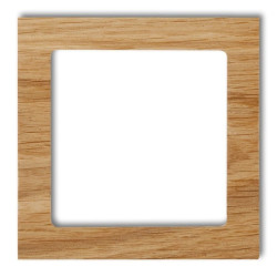 DECO Ramka pojedyncza - drewno (dąb) dąb DRD-1F