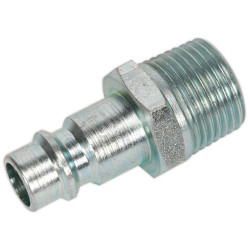 Sealey AC83 Screwed Adaptor Male 3/8&quot;BSPT Pack Of 2