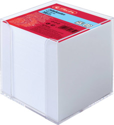 Herlitz Pojemnik na karteczki Herlitz 10410801, 90 mm, 90 mm, 90 mm, 1 Stück(e), 700 Blätter 10410801 700 arkuszy biały