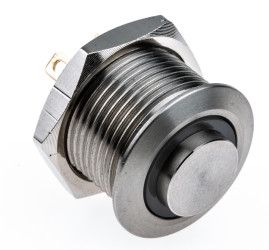 Nasadka przełącznika Chwilowy SPST średnica wycięcia 16mm, montaż panelowy RS PRO