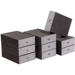 Quadrios 2111T002 Abrasive Sponge Set 9 pcs Durable Ideal for Hobbyists