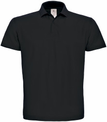 POLO 100% COTON - NOIR 180g - S