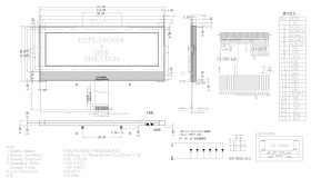 LCD-CG-C240064A-DIW W/KK-E6 5c 1638