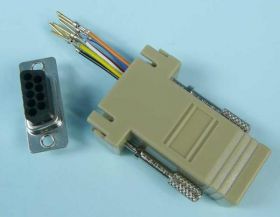 ADAPTOR RS422 DB9M/RJ45 8P8C 00036