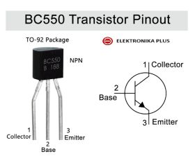 20szt. TRANZYSTOR BC550C NPN 0,1A 45V TO92