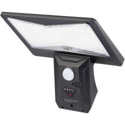Sygonix SY-5626570 Solar Outdoor Wall Light 6W cool white versatile black
