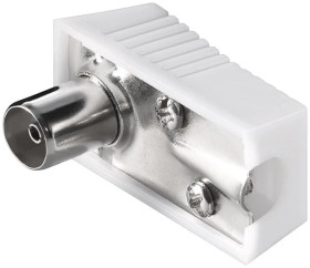 Złącze koncentryczne kątowe z mocowaniem gwintowanym