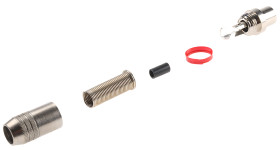 Gniazdo RCA 5A montaż na kablu, styki niklowane