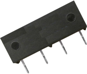 Reed relay, 24 V (DC), 1 Form A (N/O), SIP, 10 W, 3570 1331 241
