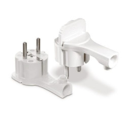 Wtyczka kątowa zu przyścienna WT-16UP PLASTROL