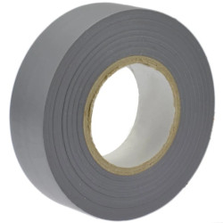 Taśma izolacyjna 19mm/20m szara PCV