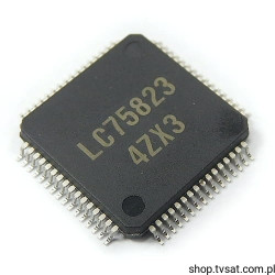 LC75823W LCD Driver LC75823W-TBM SMD-SQFP64 SANYO