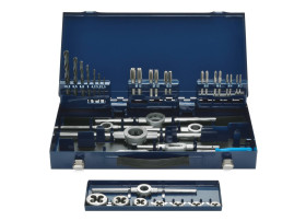 Zestaw gwintowników Eventus by Exact 10743 metryczny, drobny Mf3, Mf4, Mf5, Mf6, Mf8, Mf10, Mf12